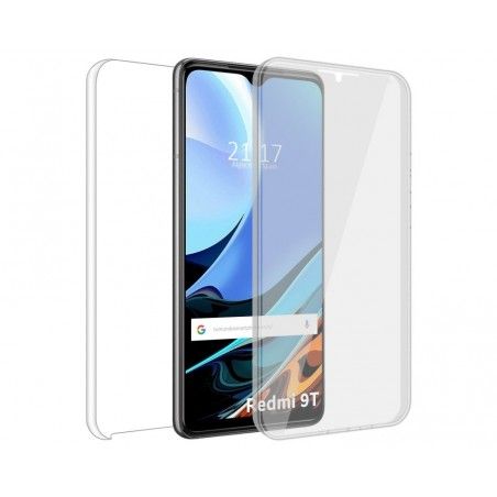 Funda Doble Transparente Pc + Tpu Full Body 360 para Xiaomi Redmi 9T