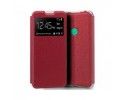 Funda Libro Soporte con Ventana para Alcatel 1S 2021 / 3L 2021 Color Roja