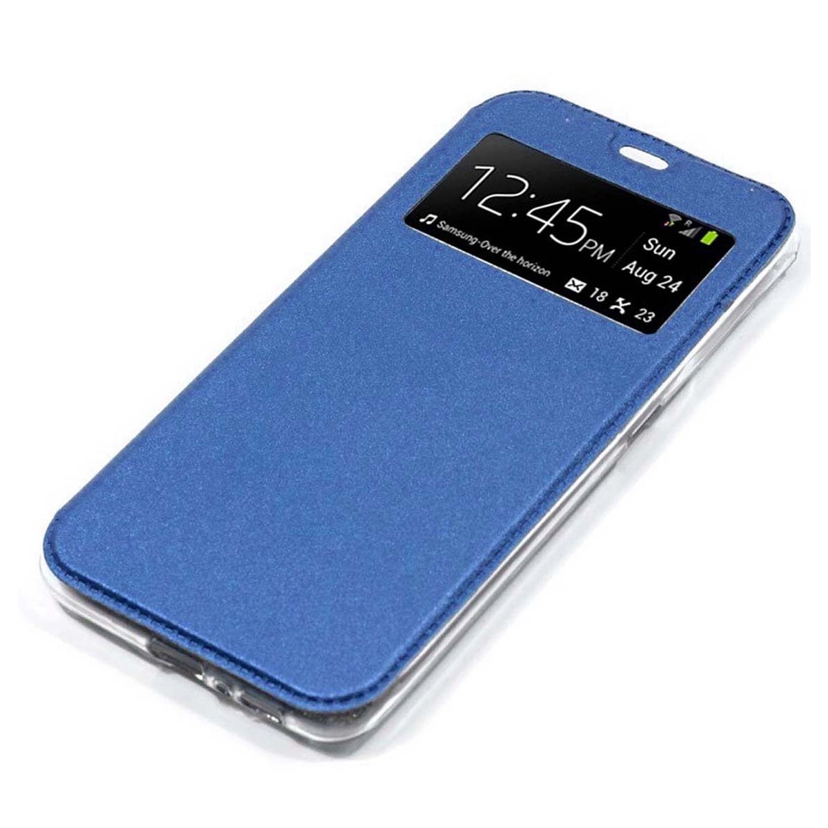 Funda Libro Soporte con Ventana para Alcatel 1S 2021 / 3L 2021 color Azul