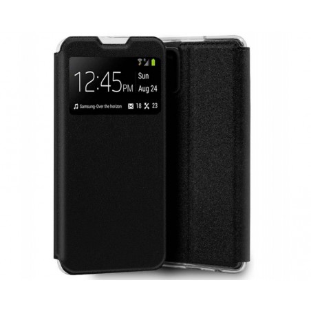 Funda Libro Soporte con Ventana para Xiaomi Mi 11 Lite 4G / 5G / 5G NE color Negra