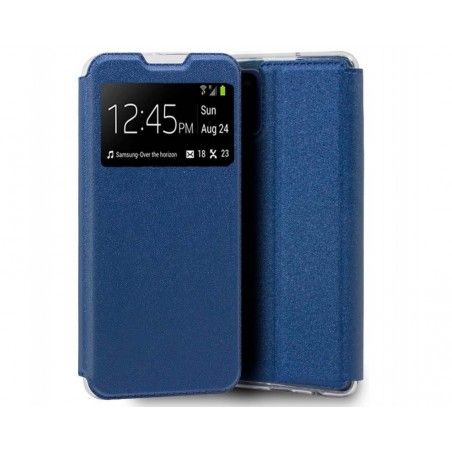 Funda Libro Soporte con Ventana para Xiaomi Mi 11 Lite 4G / 5G / 5G NE color Azul