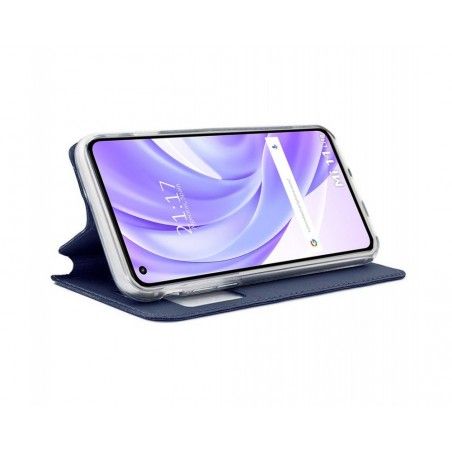 Funda Libro Soporte con Ventana para Xiaomi Mi 11 Lite 4G / 5G / 5G NE color Azul