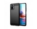 Funda Gel Tpu Tipo Carbon Negra para Xiaomi Redmi Note 10 / 10S