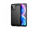 Funda Gel Tpu Tipo Carbon Negra para Realme 8 4G / 8 Pro