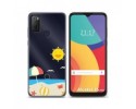 Funda Gel Transparente para Alcatel 1S 2021 / 3L 2021 diseño Playa Dibujos