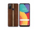 Funda Gel Tpu para Alcatel 1S 2021 / 3L 2021 diseño Cuero 01 Dibujos