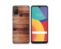 Funda Gel Tpu para Alcatel 1S 2021 / 3L 2021 diseño Madera 02 Dibujos