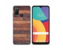 Funda Gel Tpu para Alcatel 1S 2021 / 3L 2021 diseño Madera 03 Dibujos