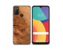 Funda Gel Tpu para Alcatel 1S 2021 / 3L 2021 diseño Madera 04 Dibujos