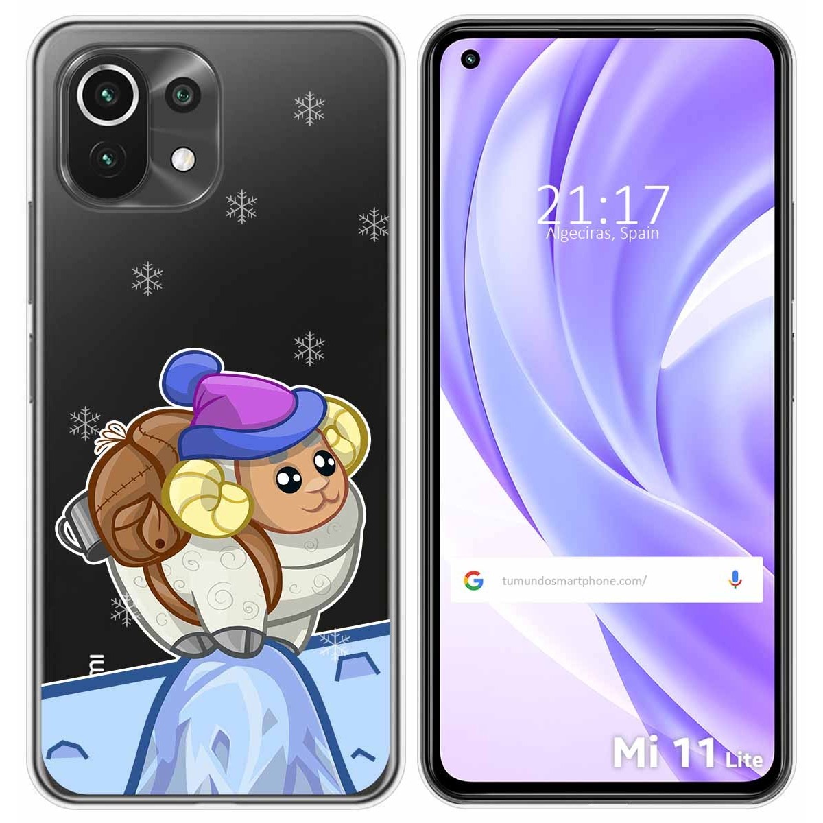 Funda Gel Transparente para Xiaomi Mi 11 Lite 4G / 5G / 5G NE diseño Cabra Dibujos