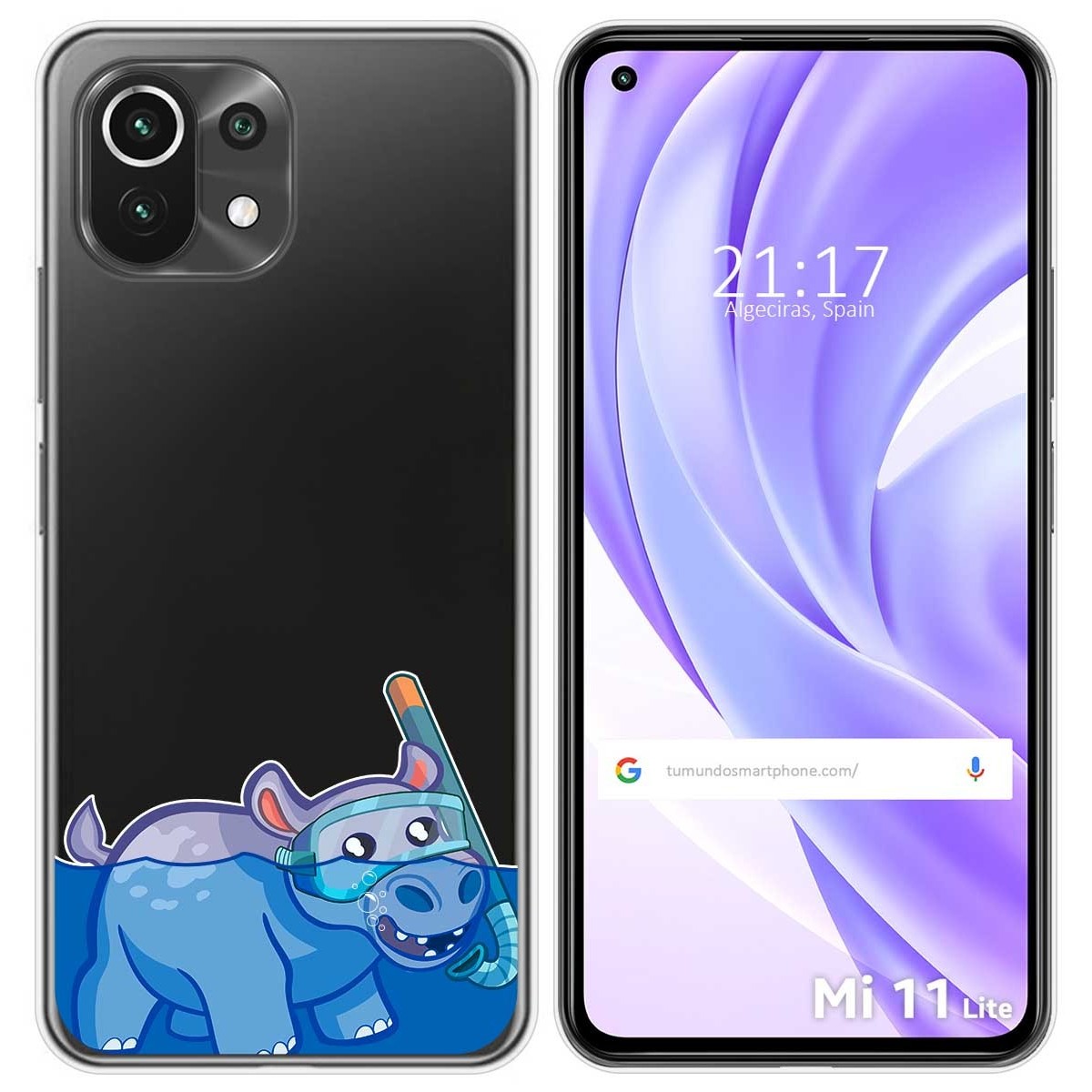 Funda Gel Transparente para Xiaomi Mi 11 Lite 4G / 5G / 5G NE diseño Hipo Dibujos