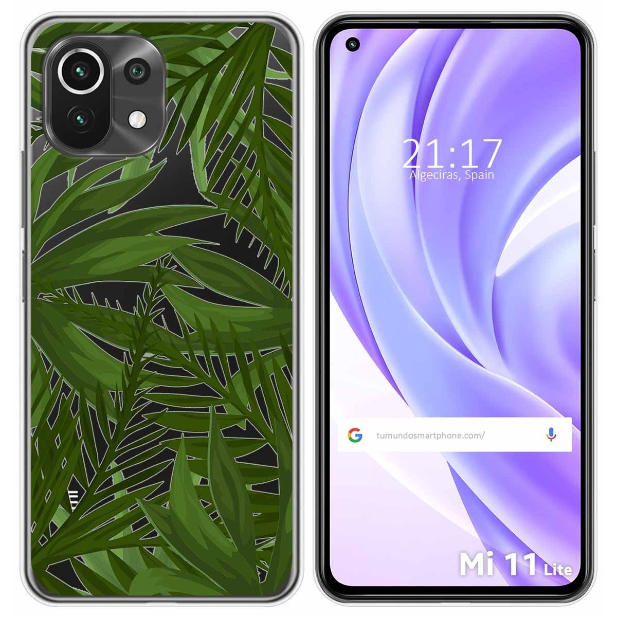 Funda Gel Transparente para Xiaomi Mi 11 Lite 4G / 5G / 5G NE diseño Jungla Dibujos