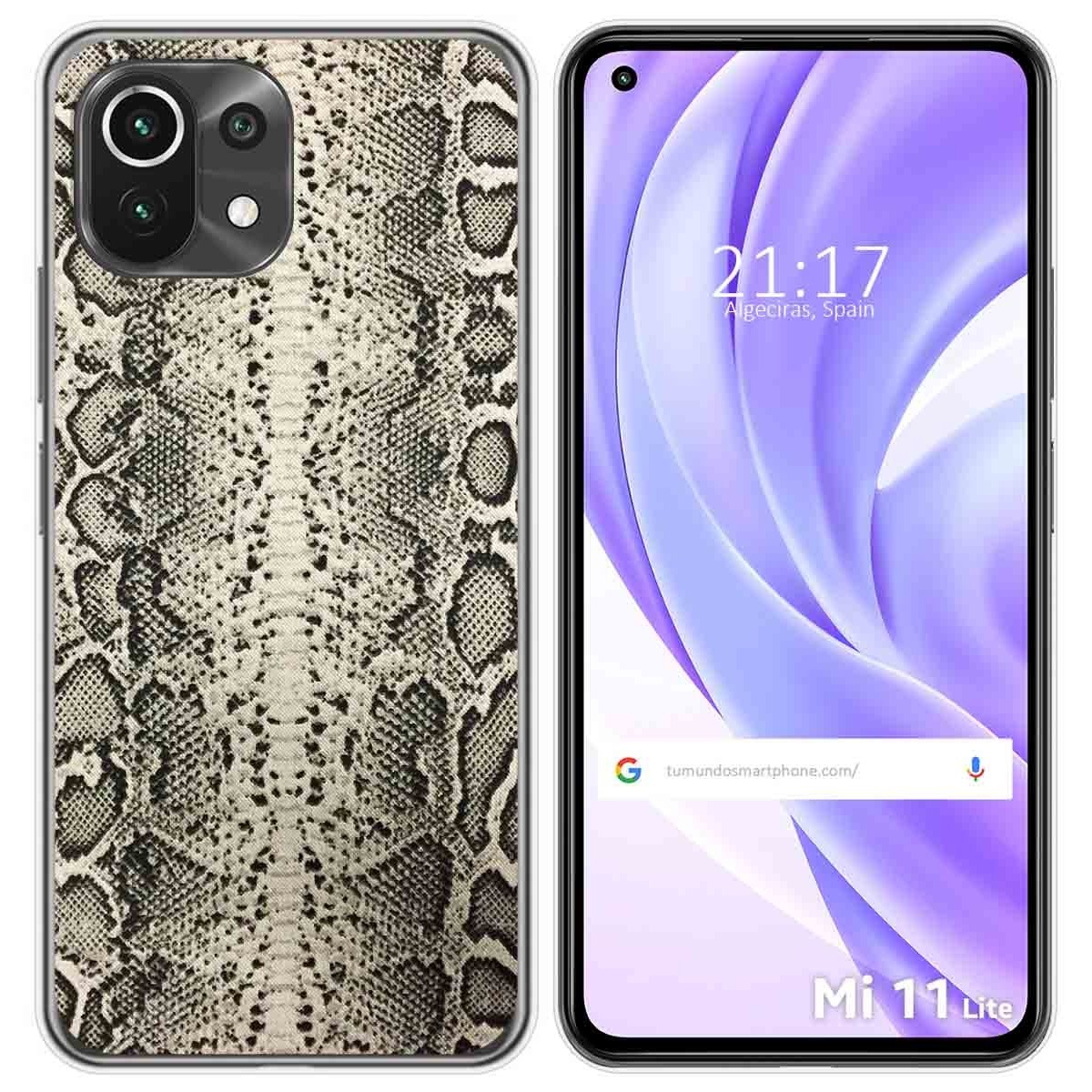 Funda Gel Tpu para Xiaomi Mi 11 Lite 4G / 5G / 5G NE diseño Animal 01 Dibujos