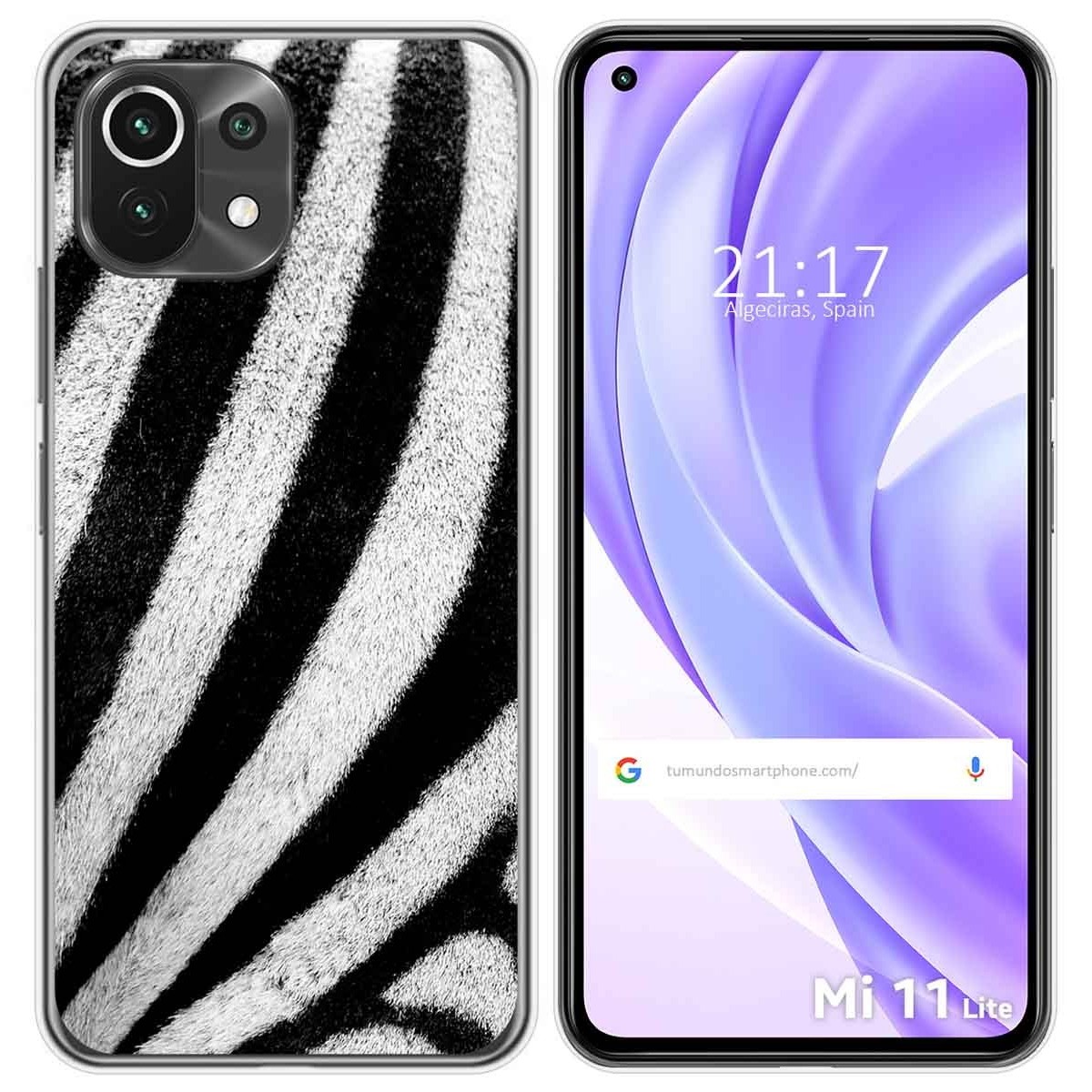 Funda Gel Tpu para Xiaomi Mi 11 Lite 4G / 5G / 5G NE diseño Animal 02 Dibujos