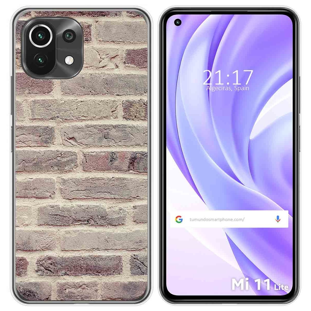 Funda Gel Tpu para Xiaomi Mi 11 Lite 4G / 5G / 5G NE diseño Ladrillo 01 Dibujos