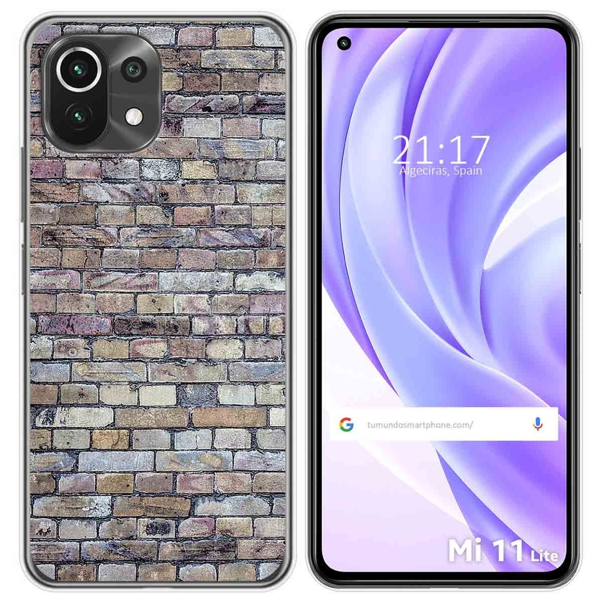 Funda Gel Tpu para Xiaomi Mi 11 Lite 4G / 5G / 5G NE diseño Ladrillo 02 Dibujos