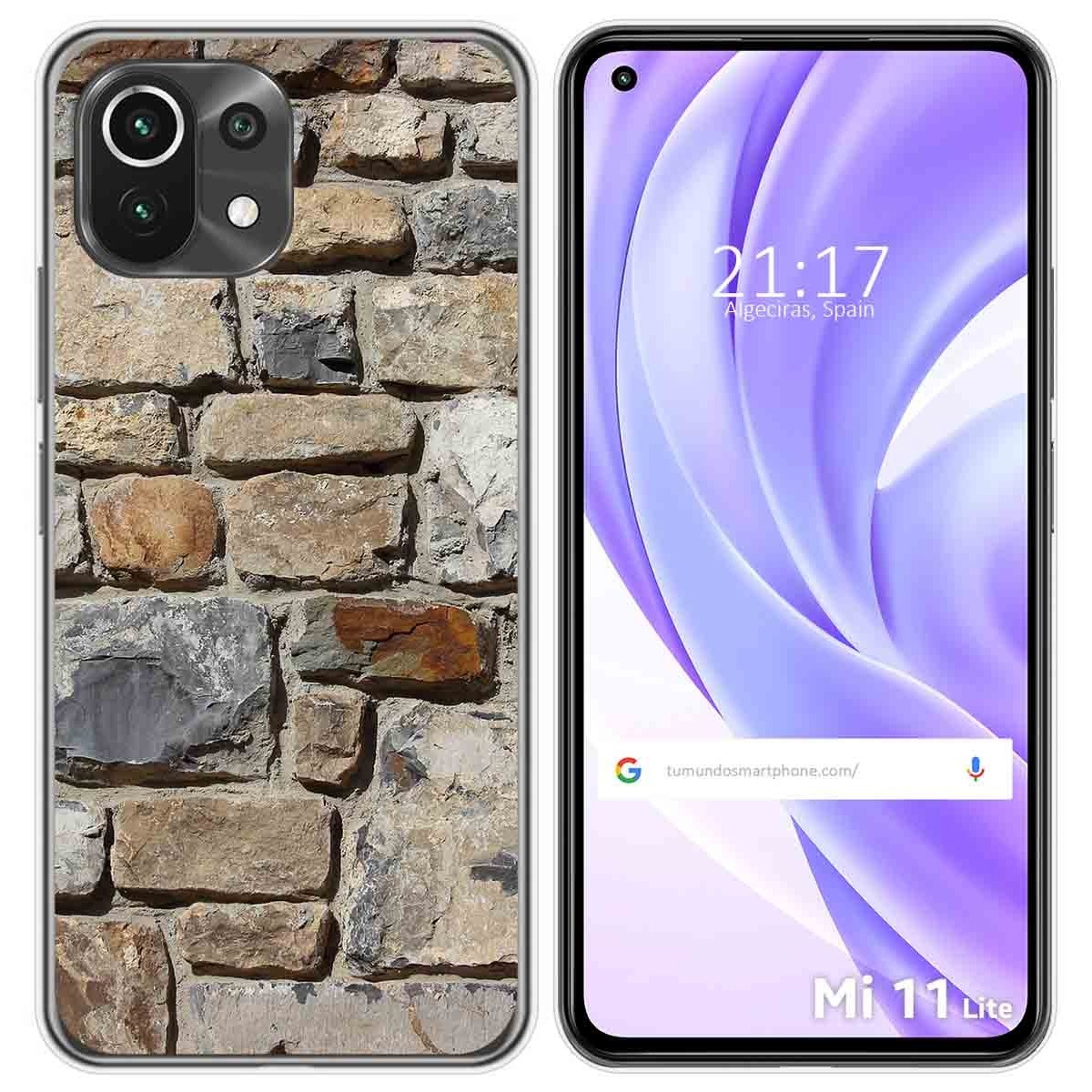 Funda Gel Tpu para Xiaomi Mi 11 Lite 4G / 5G / 5G NE diseño Ladrillo 03 Dibujos