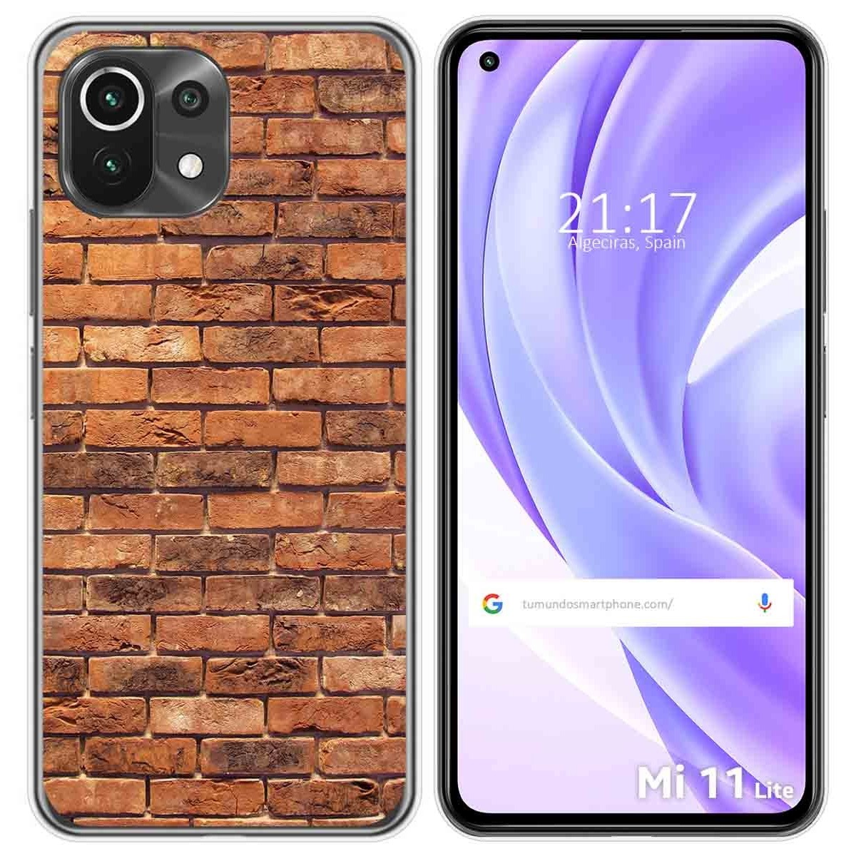 Funda Gel Tpu para Xiaomi Mi 11 Lite 4G / 5G / 5G NE diseño Ladrillo 04 Dibujos