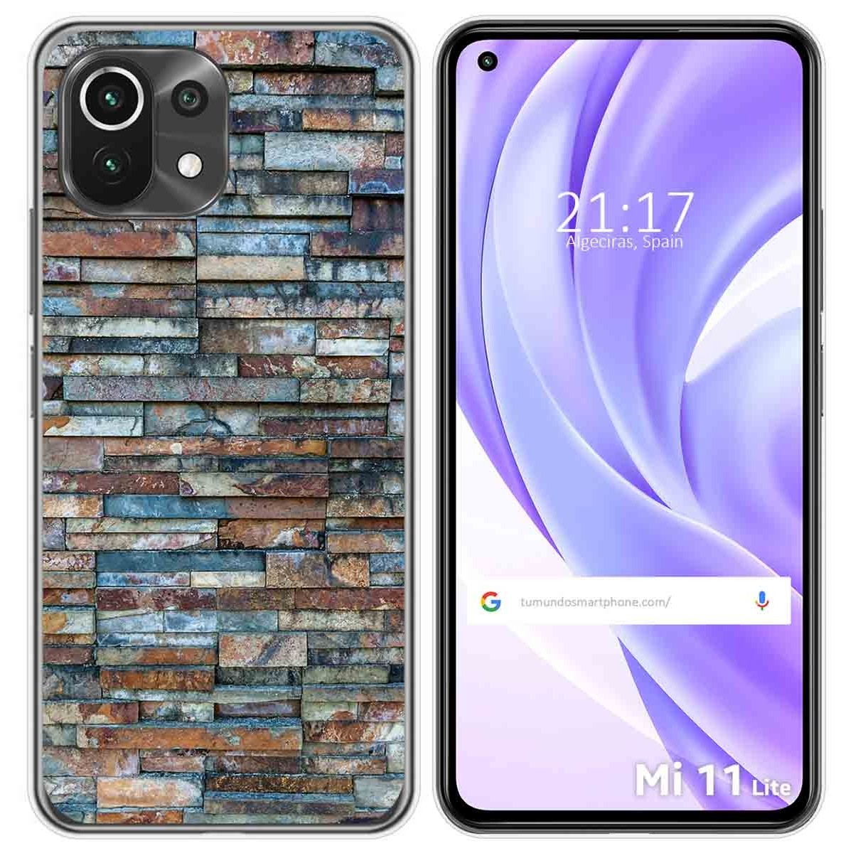 Funda Gel Tpu para Xiaomi Mi 11 Lite 4G / 5G / 5G NE diseño Ladrillo 05 Dibujos