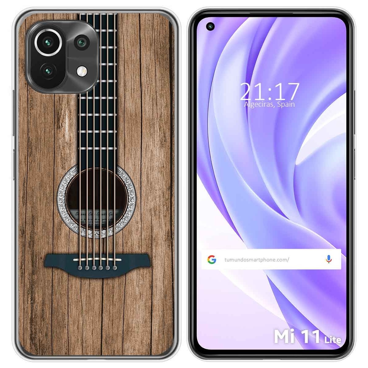 Funda Gel Tpu para Xiaomi Mi 11 Lite 4G / 5G / 5G NE diseño Madera 11 Dibujos