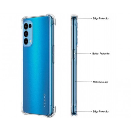 Funda Gel Tpu Anti-Shock Transparente para Oppo A94 5G