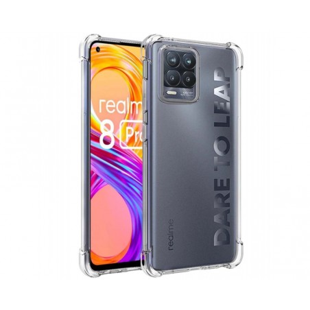 Funda Gel Tpu Anti-Shock Transparente para Realme 8 4G / 8 Pro
