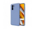Funda Silicona Líquida Ultra Suave para Xiaomi POCO F3 5G / Mi 11i 5G color Azul