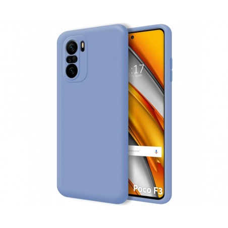 Funda Silicona Líquida Ultra Suave para Xiaomi POCO F3 5G / Mi 11i 5G color Azul