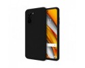 Funda Silicona Líquida Ultra Suave para Xiaomi POCO F3 5G / Mi 11i 5G color Negra