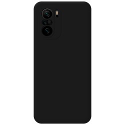 Funda Silicona Líquida Ultra Suave para Xiaomi POCO F3 5G / Mi 11i 5G color Negra 2