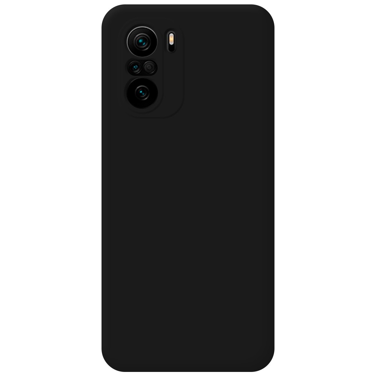 Funda Silicona Líquida Ultra Suave para Xiaomi POCO F3 5G / Mi 11i 5G color Negra