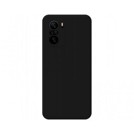 Funda Silicona Líquida Ultra Suave para Xiaomi POCO F3 5G / Mi 11i 5G color Negra