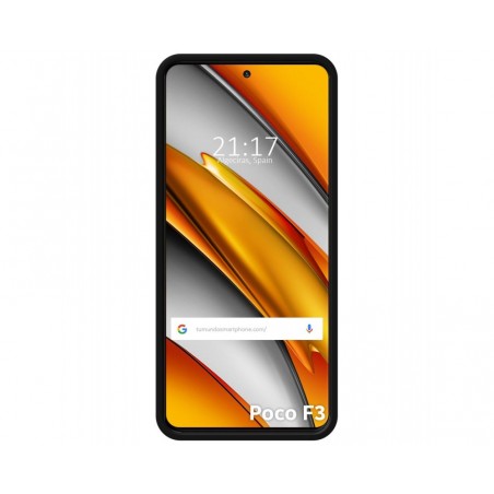 Funda Silicona Líquida Ultra Suave para Xiaomi POCO F3 5G / Mi 11i 5G color Negra