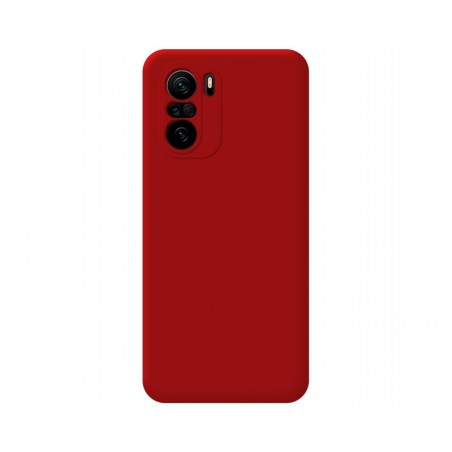 Funda Silicona Líquida Ultra Suave para Xiaomi POCO F3 5G / Mi 11i 5G color Roja