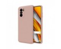 Funda Silicona Líquida Ultra Suave para Xiaomi POCO F3 5G / Mi 11i 5G color Rosa