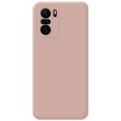 Funda Silicona Líquida Ultra Suave para Xiaomi POCO F3 5G / Mi 11i 5G color Rosa 2
