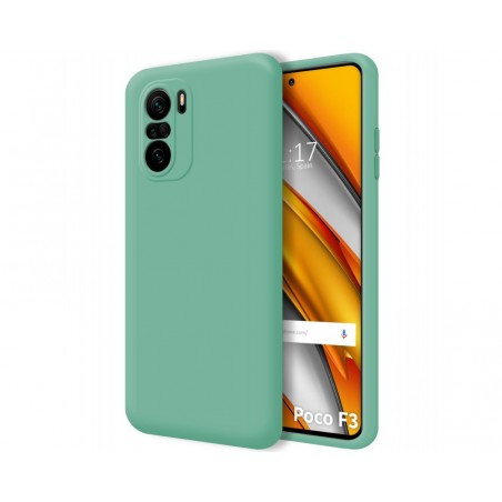 Funda Silicona Líquida Ultra Suave para Xiaomi POCO F3 5G / Mi 11i 5G color Verde
