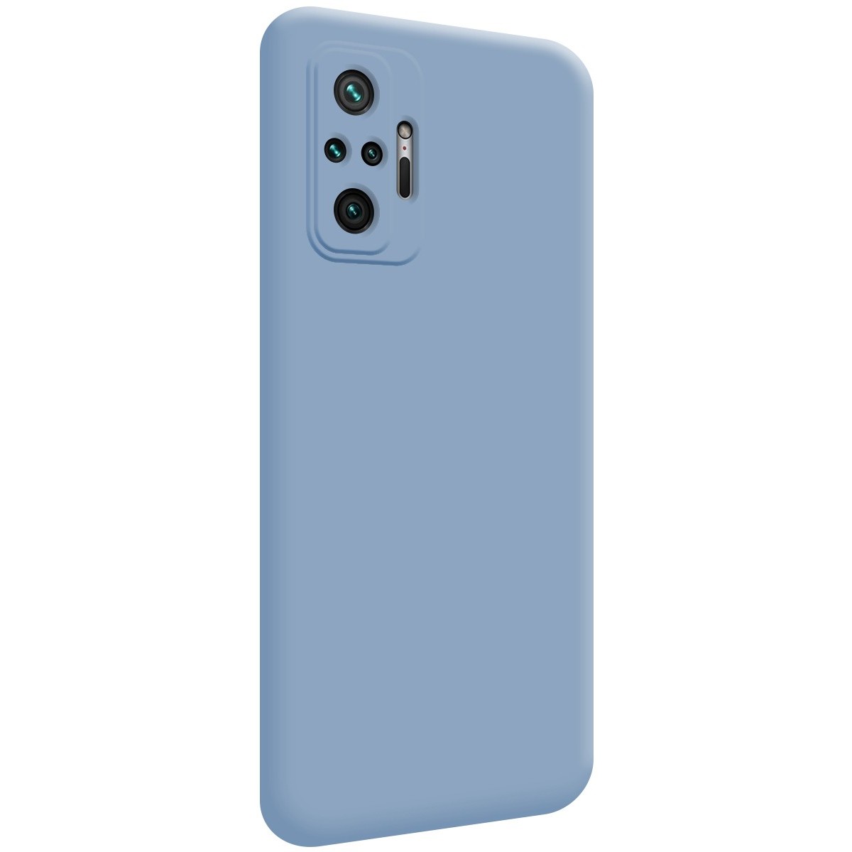 Funda Silicona Líquida Ultra Suave para Xiaomi Redmi Note 10 Pro color Azul