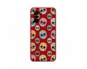 Funda Silicona Líquida Roja para Xiaomi POCO F3 5G / Mi 11i 5G diseño Catrina Dibujos