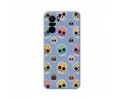 Funda Silicona Líquida Azul para Xiaomi POCO F3 5G / Mi 11i 5G diseño Catrina Dibujos