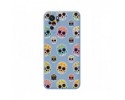 Funda Silicona Líquida Azul para Xiaomi Redmi Note 10 / 10S diseño Catrina Dibujos