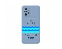 Funda Silicona Líquida Azul para Xiaomi Redmi Note 10 Pro diseño Agua Dibujos