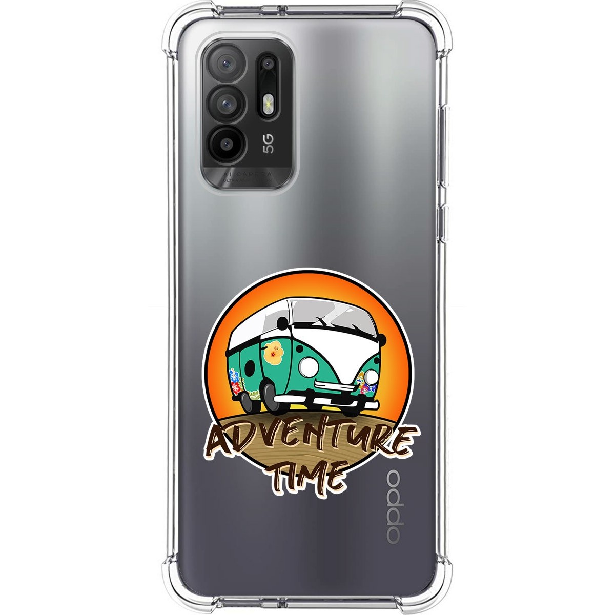 Funda Silicona Antigolpes para Oppo A94 5G diseño Adventure Time Dibujos