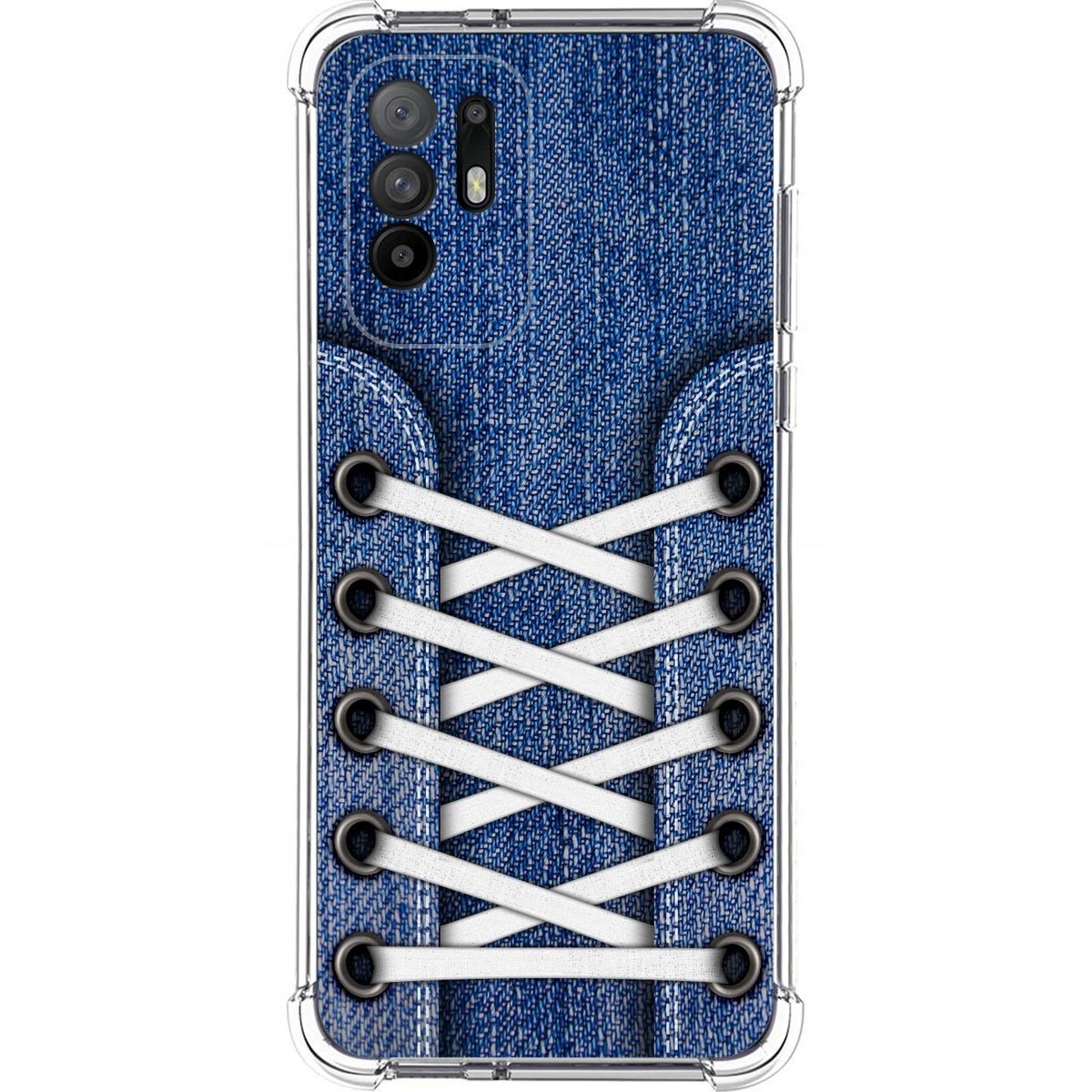 Funda Silicona Antigolpes para Oppo A94 5G diseño Zapatillas 01 Dibujos