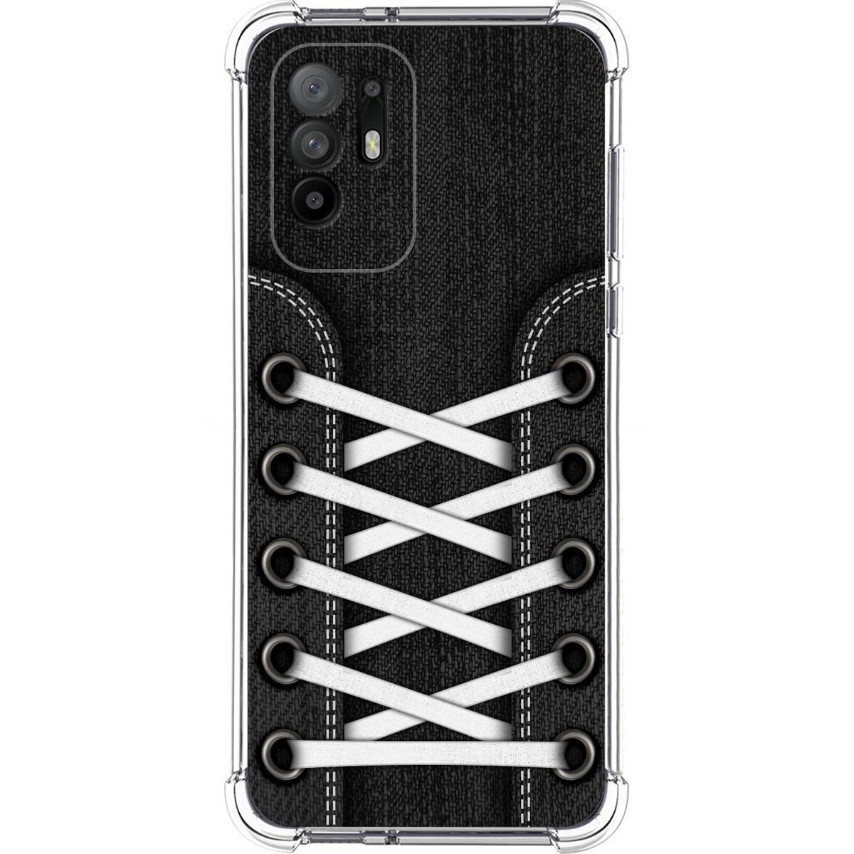 Funda Silicona Antigolpes para Oppo A94 5G diseño Zapatillas 02 Dibujos