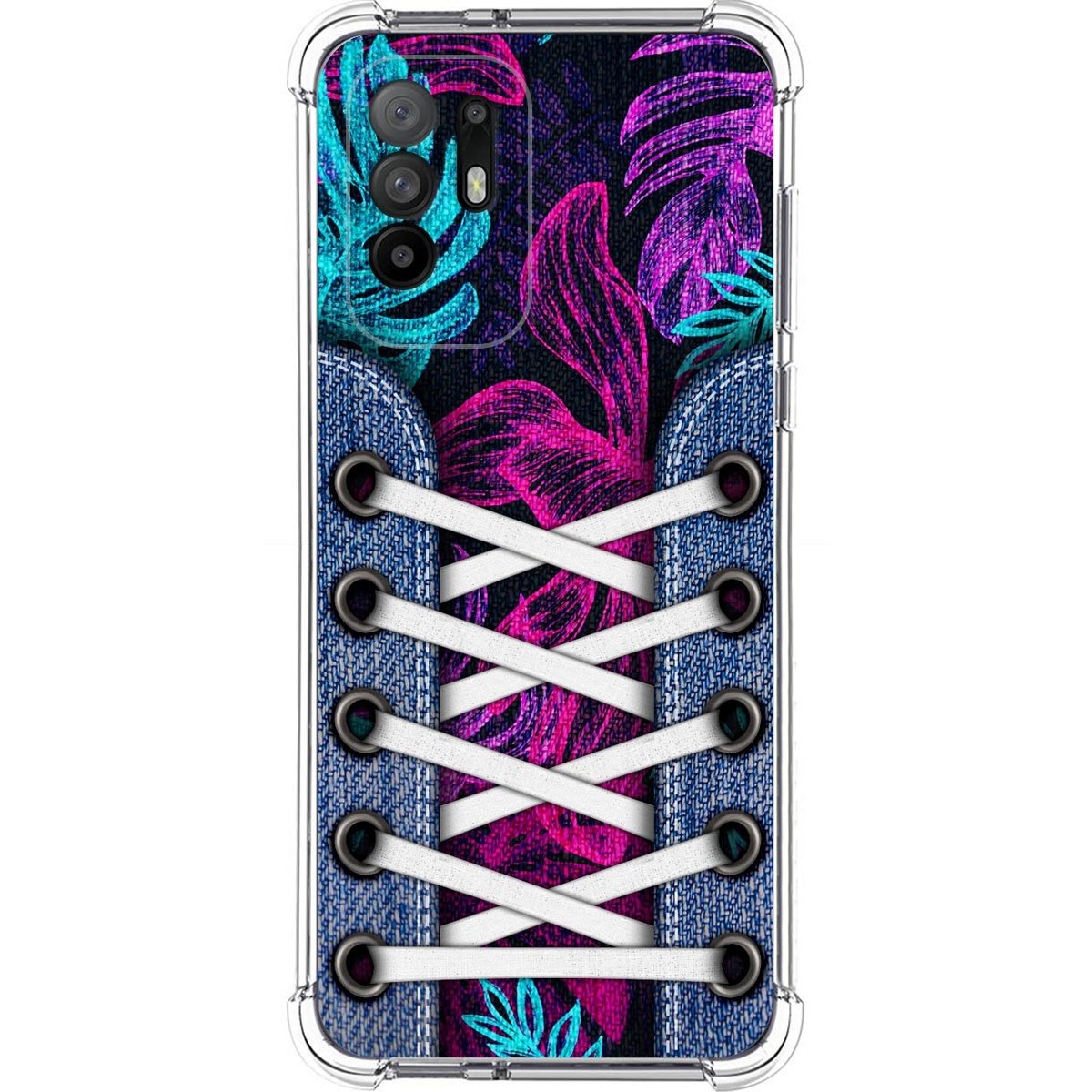 Funda Silicona Antigolpes para Oppo A94 5G diseño Zapatillas 07 Dibujos