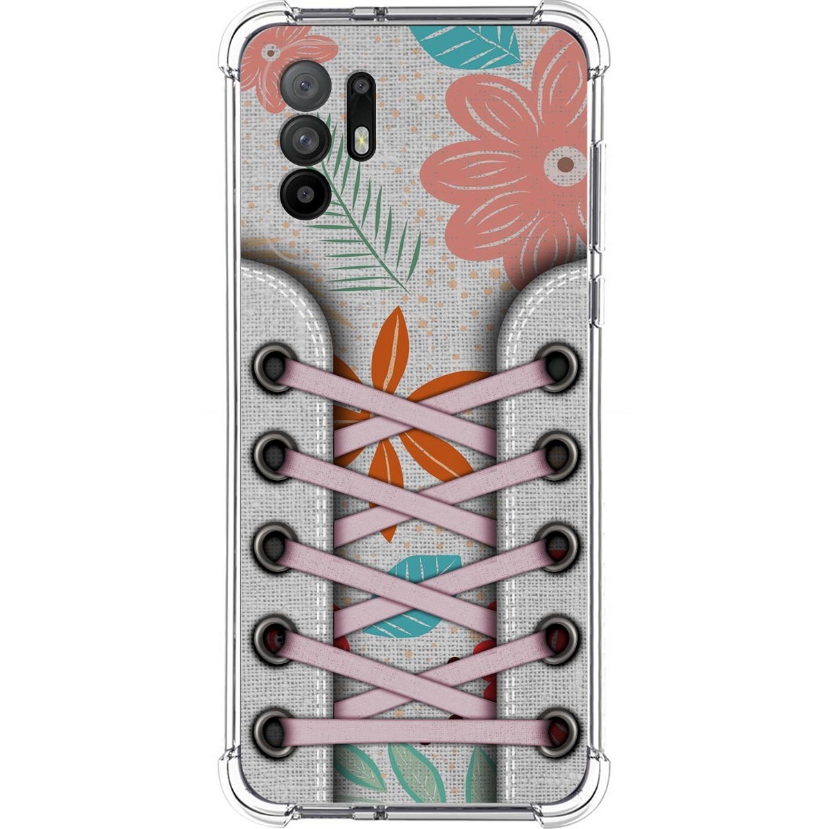 Funda Silicona Antigolpes para Oppo A94 5G diseño Zapatillas 09 Dibujos