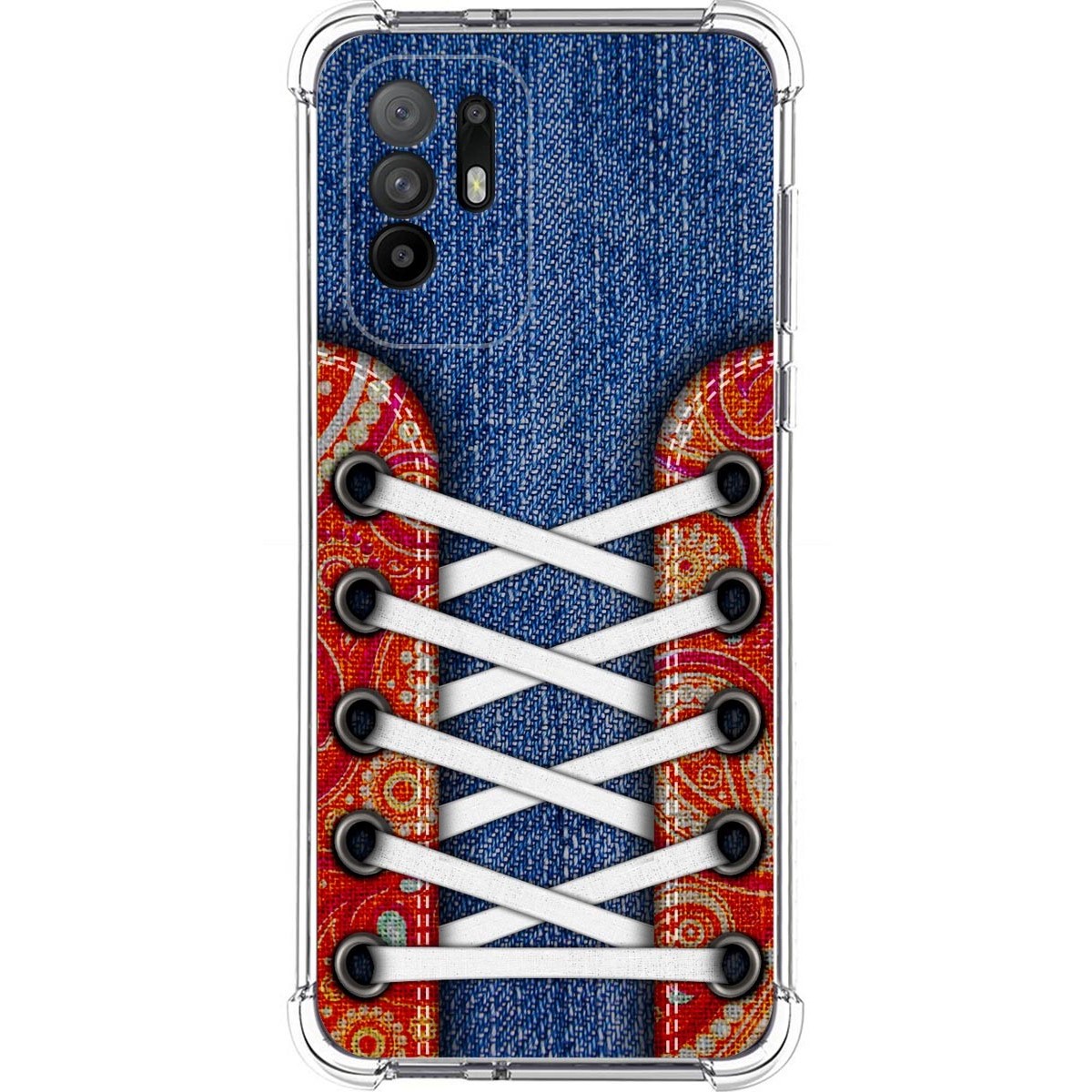 Funda Silicona Antigolpes para Oppo A94 5G diseño Zapatillas 11 Dibujos