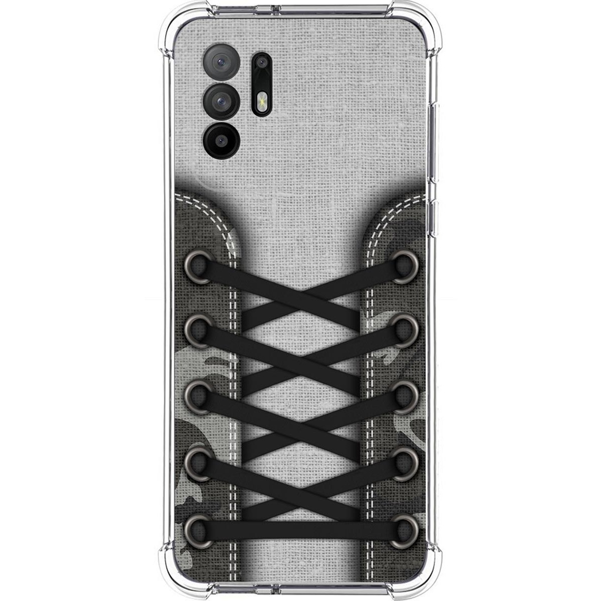 Funda Silicona Antigolpes para Oppo A94 5G diseño Zapatillas 16 Dibujos