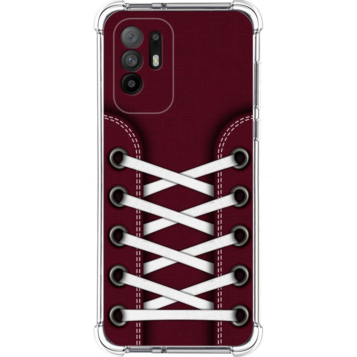 Funda Silicona Antigolpes para Oppo A94 5G diseño Zapatillas 17 Dibujos
